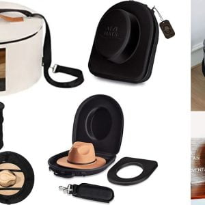 Men's hat boxes for travelling