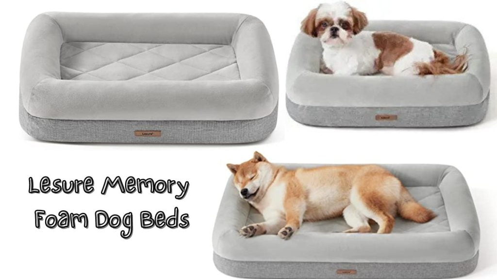 Lesure Memory Foam Dog Beds