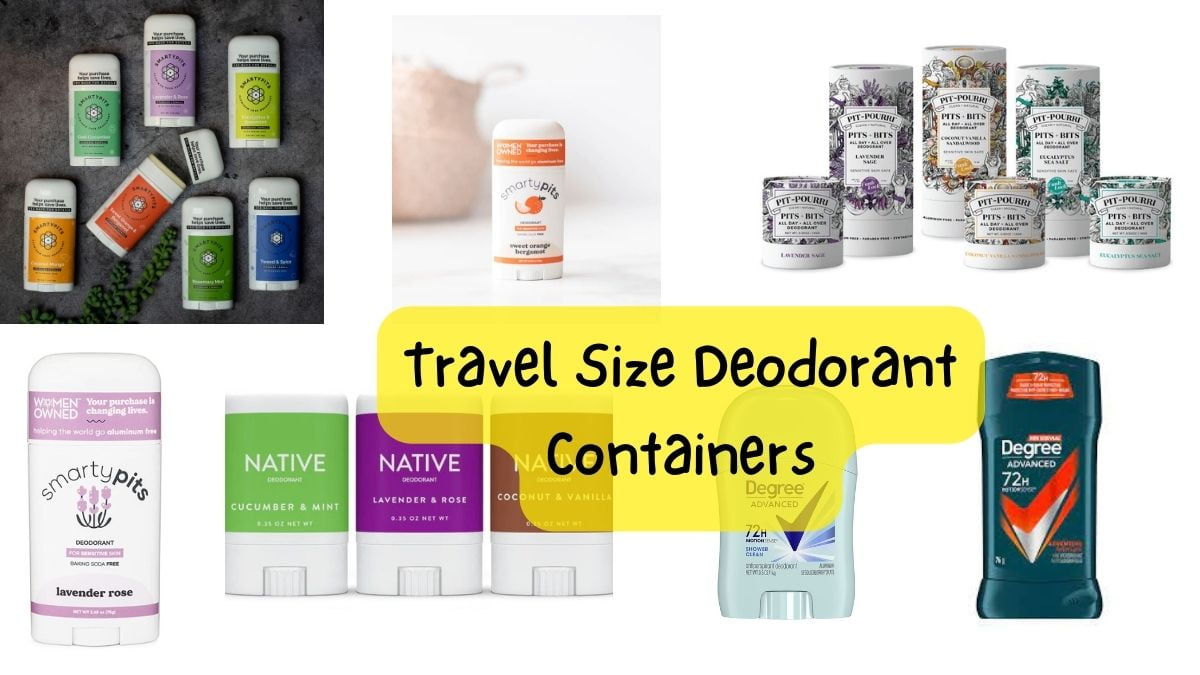 travel size deodorant containers